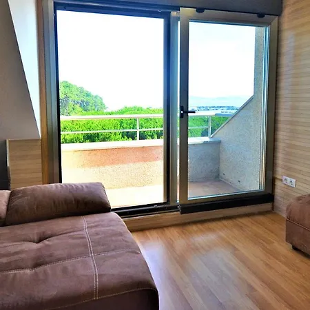 Atico De Playa Con Vistas En Baltar - Sanxenxo Apartamento Portonovo